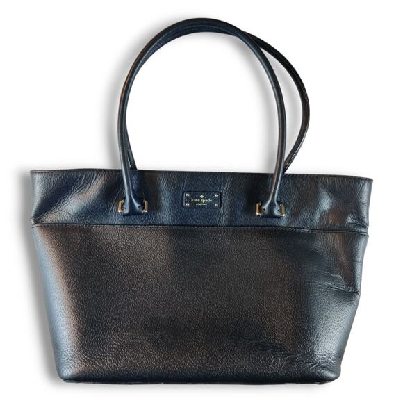 kate spade | Bags | Kate Spade New York Black Leather Purse Shoulderbag ...